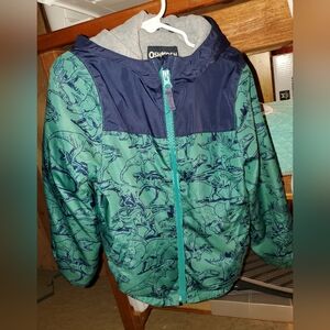 Osh Kosh 4t Dinosaur Hooded Jacket